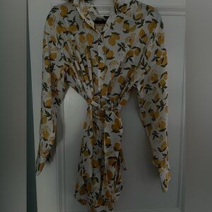 Kittenish Citrus Delight Dress